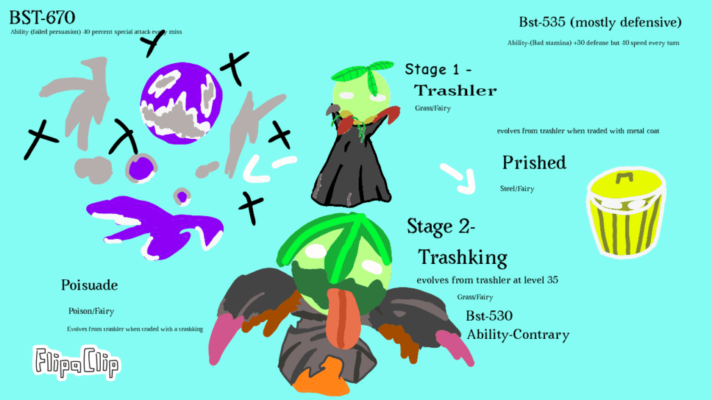 I added a new Pokémon line what do you think?