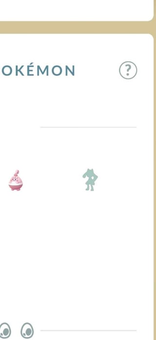 Why is there a feint outline for riolu now, when it wasn’t like this before?