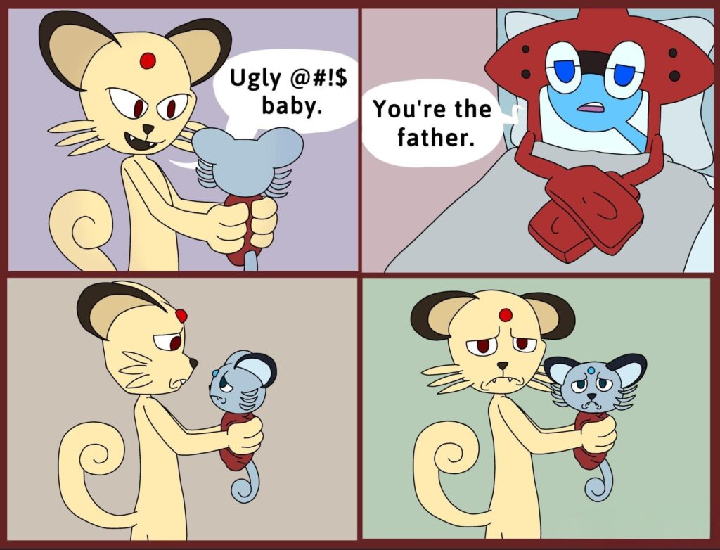 Persian to alolan Persian [OC]