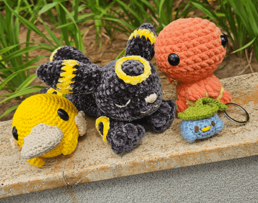 [OC] Some of the amigurumi I crocheted!