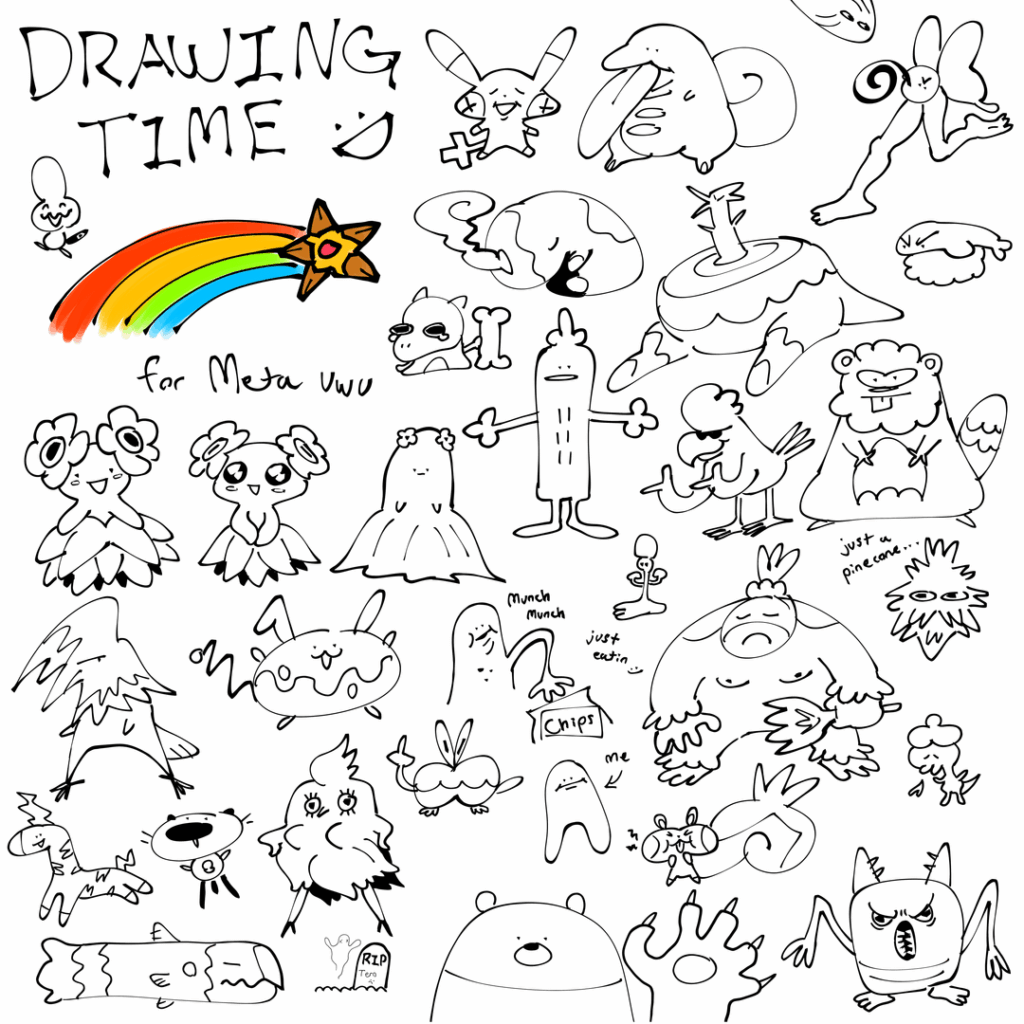 DRAWING POKEMON FROM MEMORY [OC]