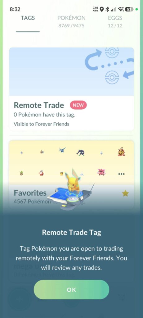 Remote trades tag just appeared!
