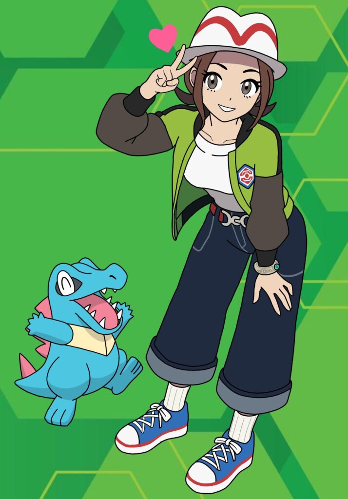 [OC] I drew Harmony and Totodile. :)