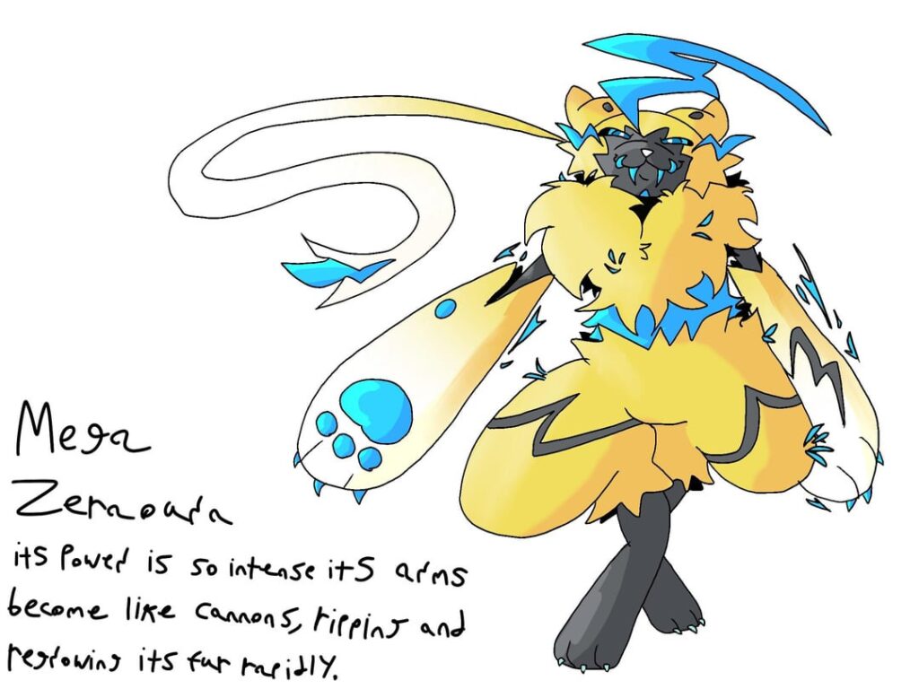 Mega Zeraora redesign :)