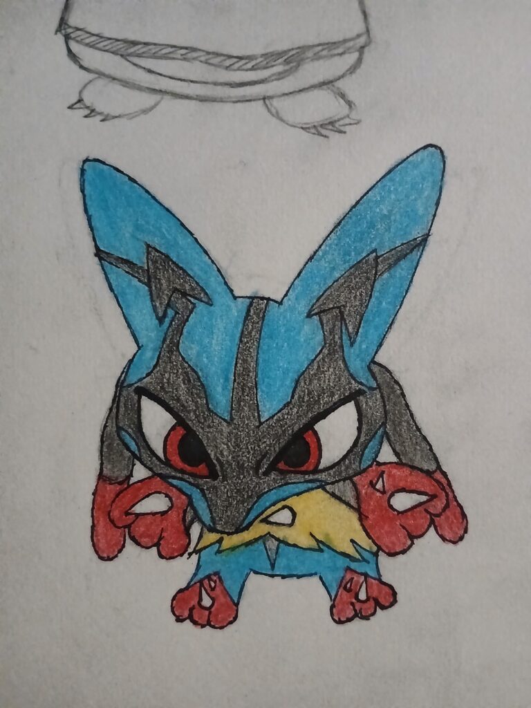 Mini mega lucario