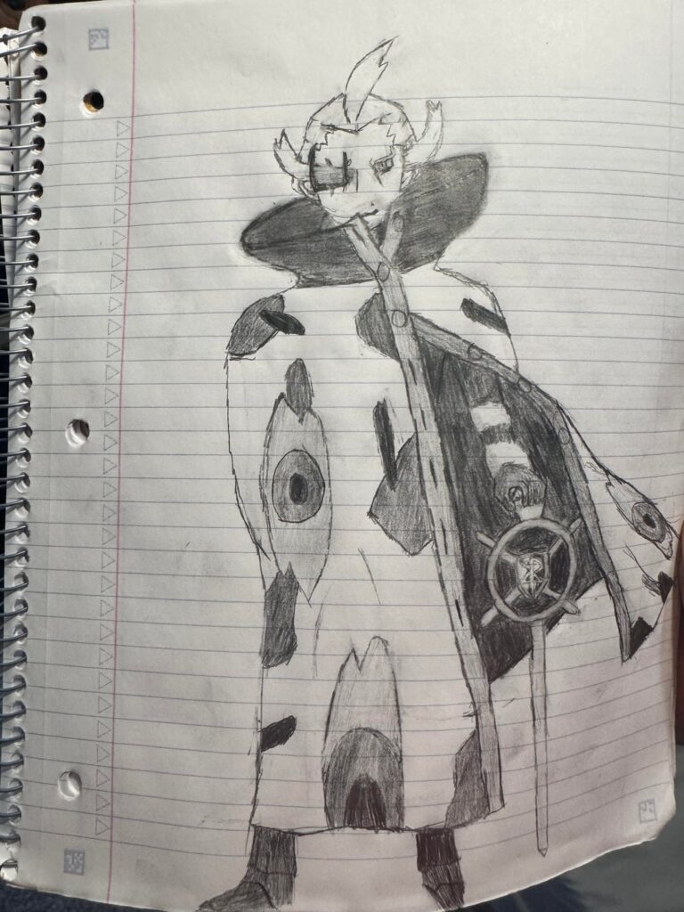 Ghetsis Drawing (Black and White 2)