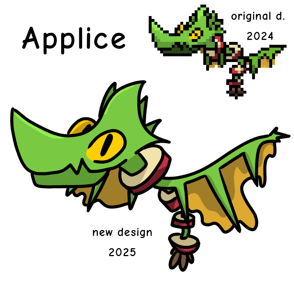 Applice, the evolution of Flapple, Remade!