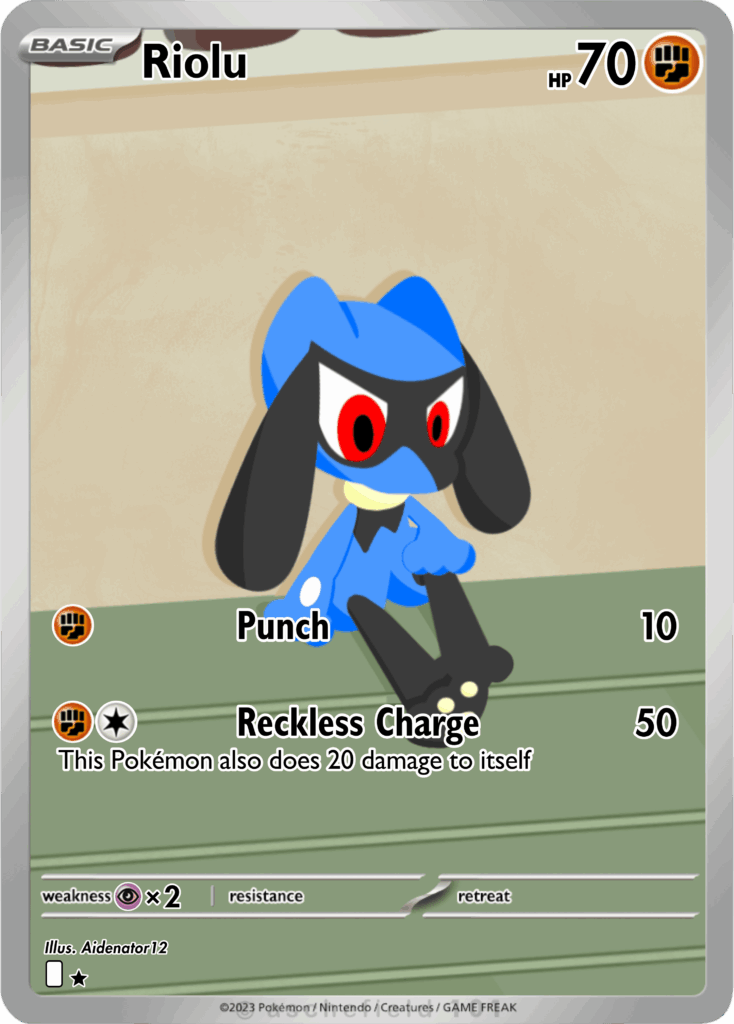 I updated my Pokemon Card!