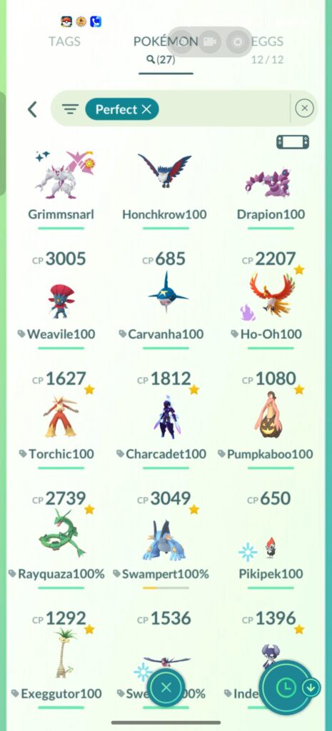 THESE ARE MY 100% IVs collection