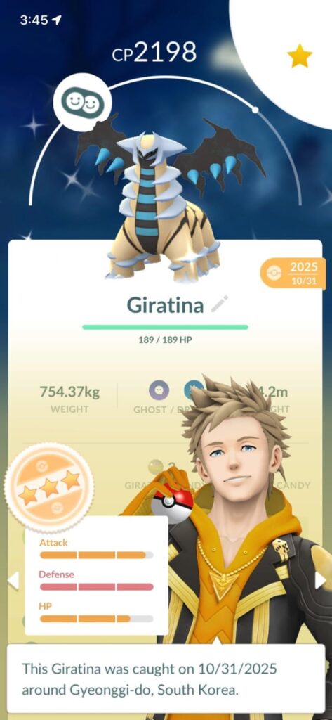 Shiny Giratina (Had to show off)