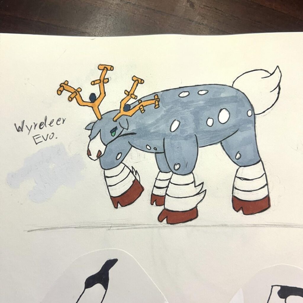 Moostel, a Wyrdeer Evo using metal coat. [OC]