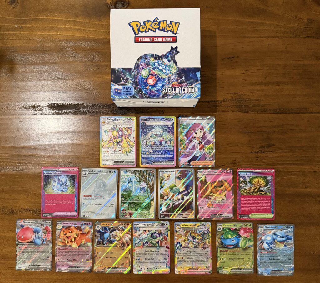 Pulls from Stellar Crown Booster Box