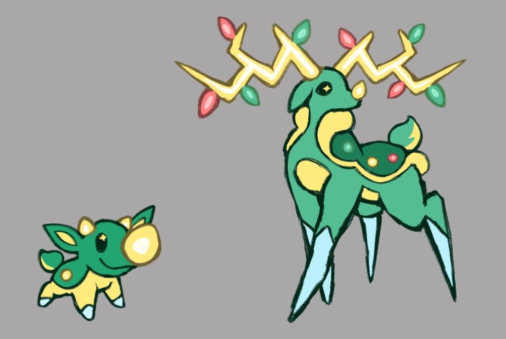 Calphos, Reignbow and kaltpitch, split evos