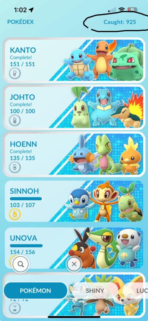 What is the maximum number of Pokémon available to have in the Pokédex right now?