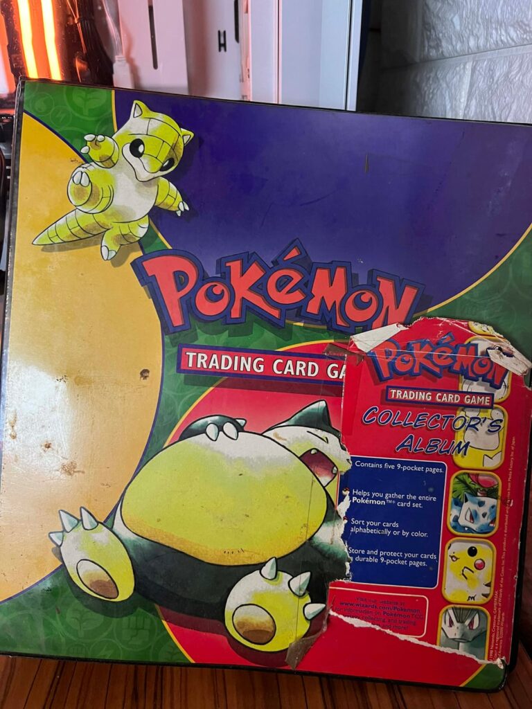 Found my old Pokémon card collection from when I was a kid!