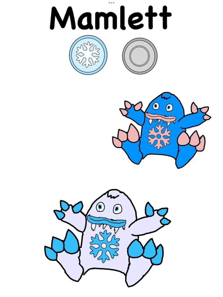 Fakemon based off mammot from msm