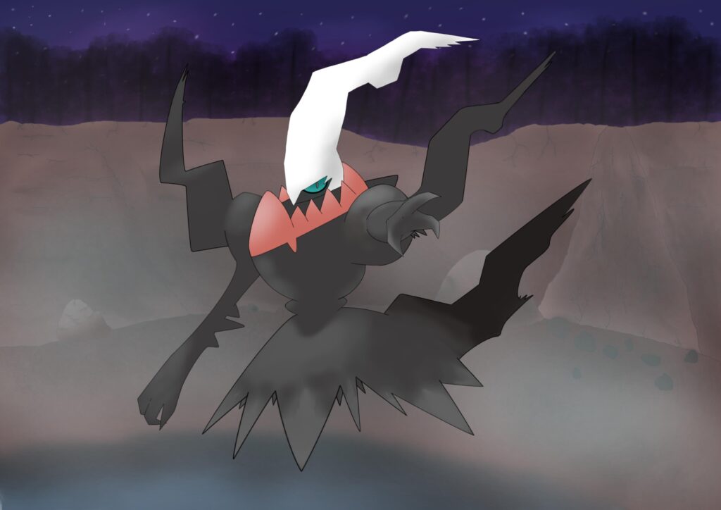 Darkrai and Newmoon Island [OC]