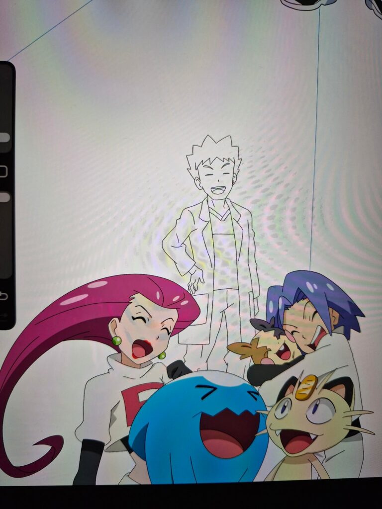 Working on something for the 30th anniversary. I can't believe it's almost been 30 years, I'm so old! All drawn by me on Procreate! 💙💙