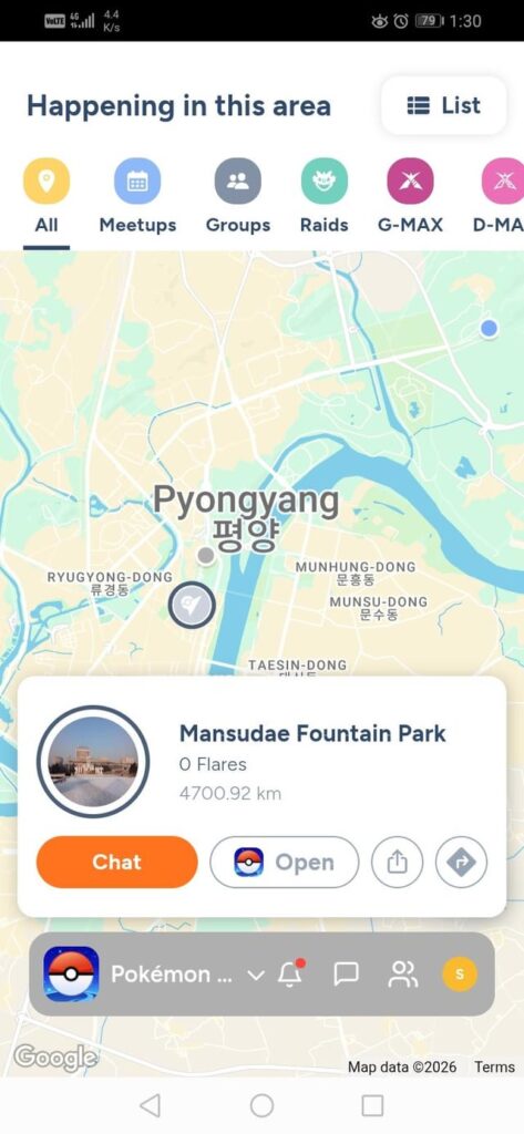 There are 2 gyms in Pyongyang