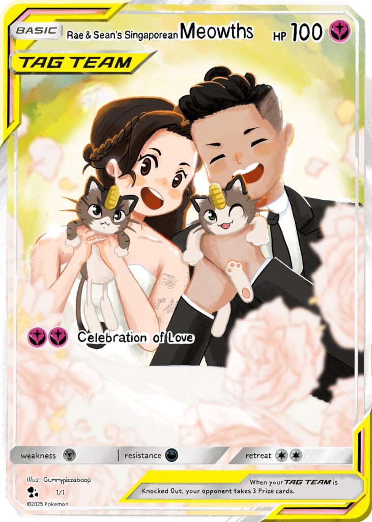 Drew some wedding guest "book" cards for a friend of mine :)