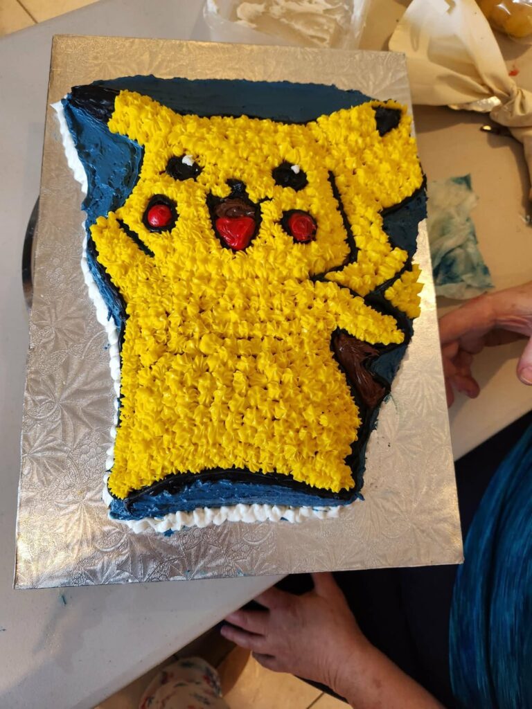 My mom made this cake for my birthday which was on the 22 of Jan. I turn 28