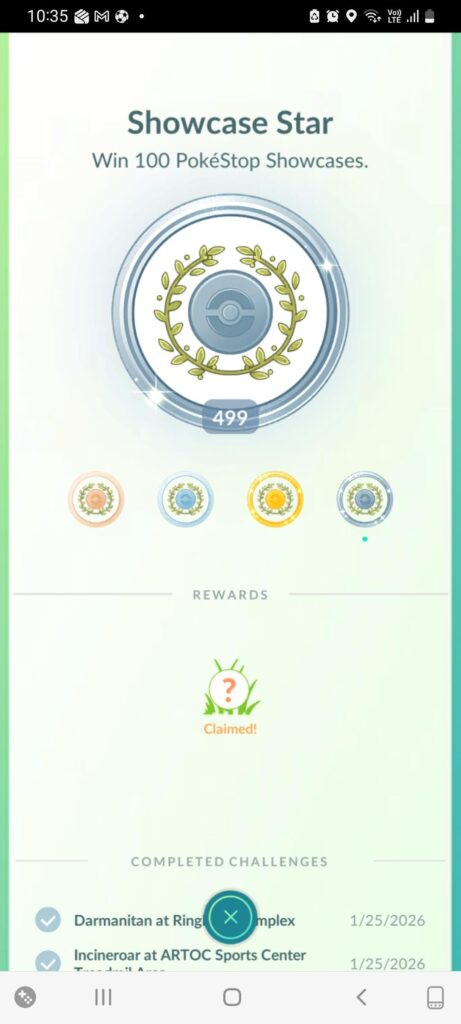 closing in on 500 showcase wins