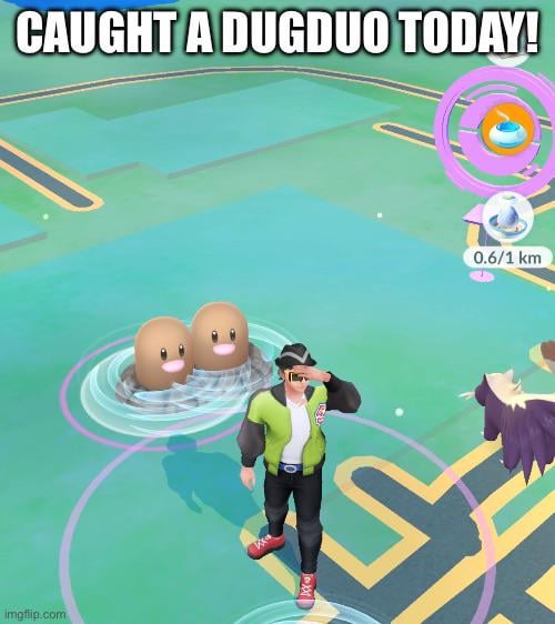 Found a rare Pokémon!