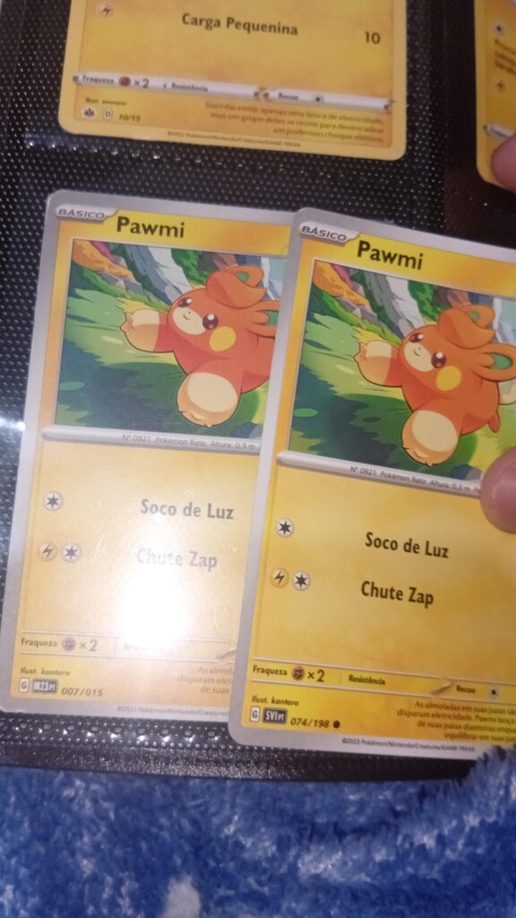 Why are the numbers different even though it's the same card?