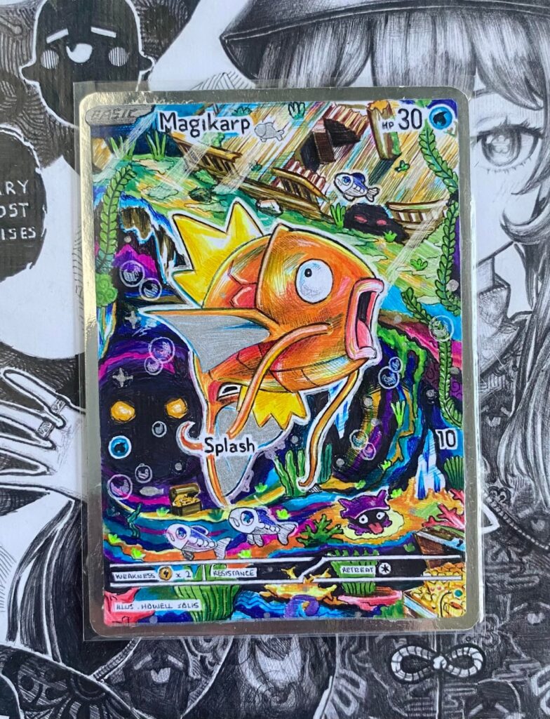 Silently cooking some hand drawn artworks (OC)