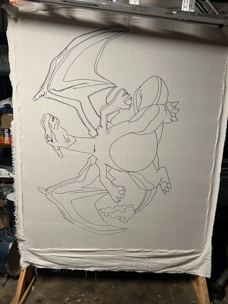 Charizard rug I made [OC]