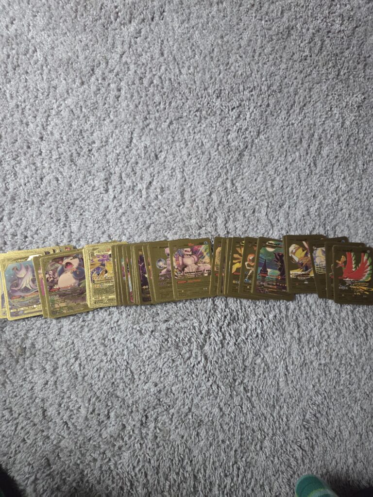 My mom bought me pokemon cards