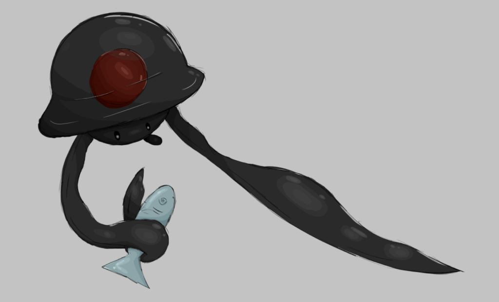 Pokémon I based on a Giant Phantom Jellyfish!