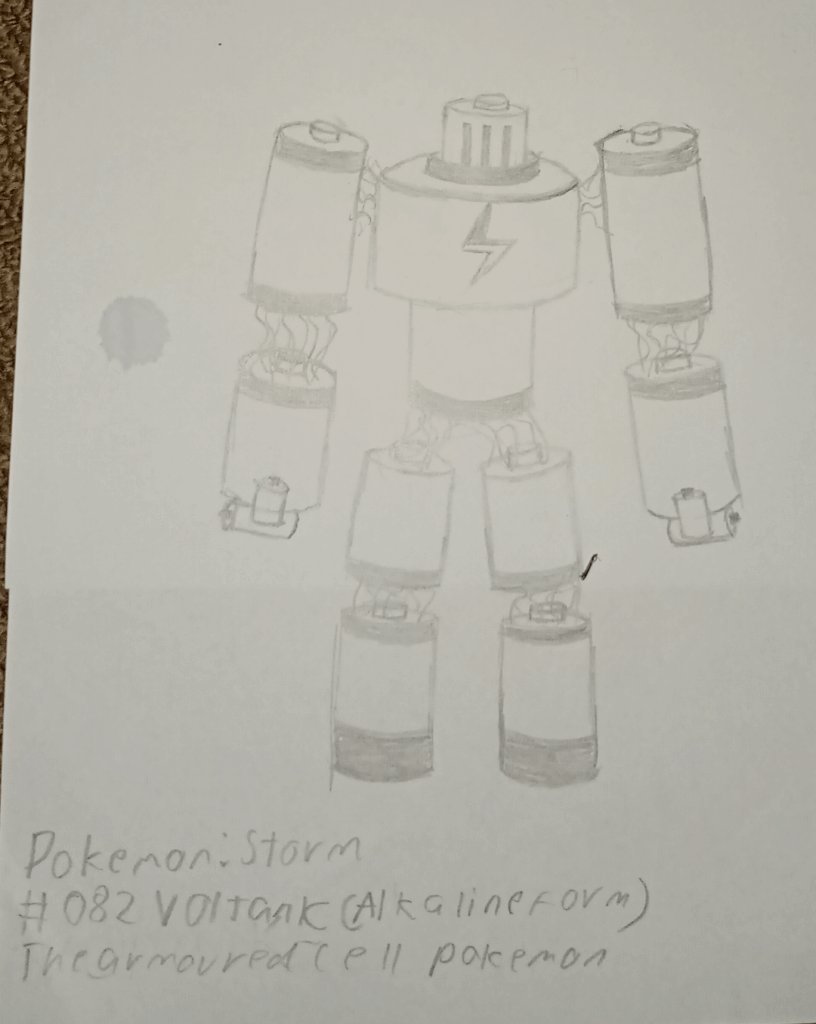 Pokemon: Storm #082 Voltank (Alkaline Form) - The Armoured Cell Pokemon