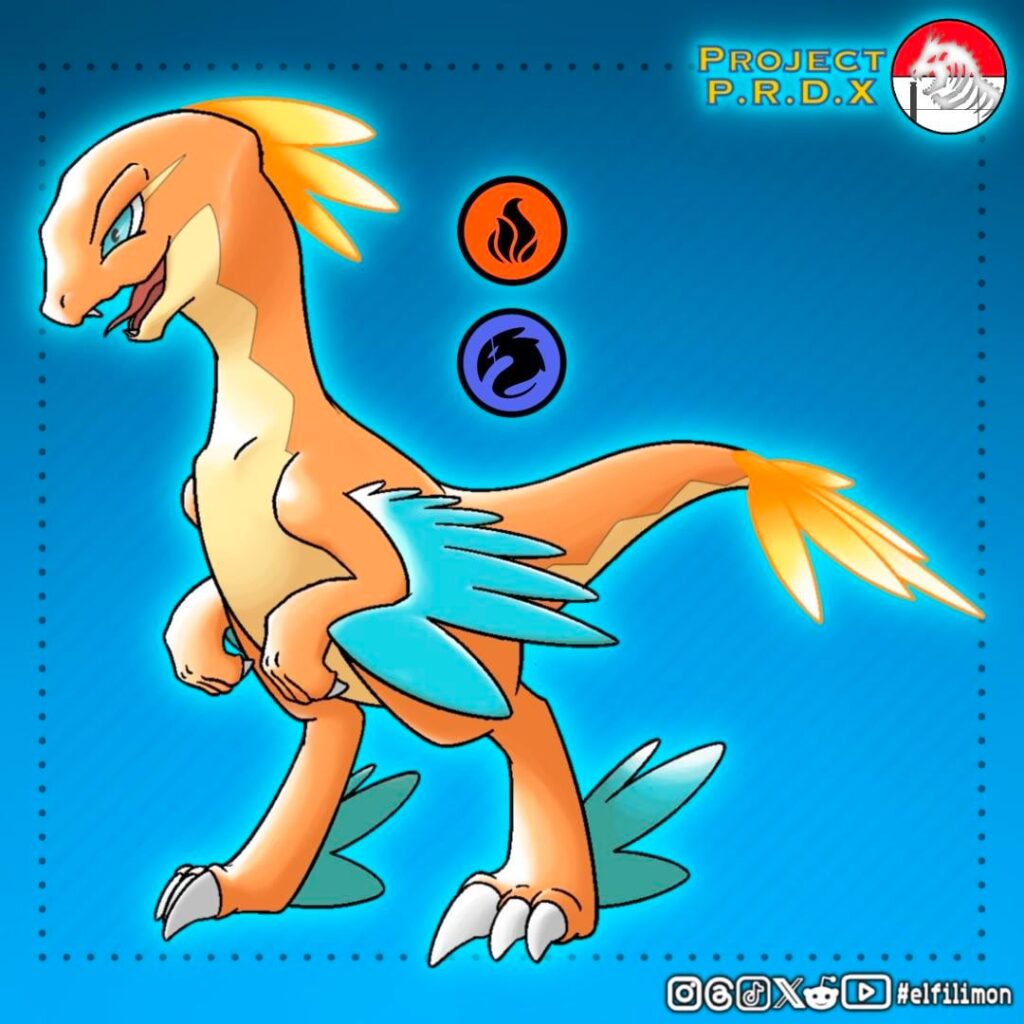 Jurassic-inspired #paradox #convergent #ancient Charizard