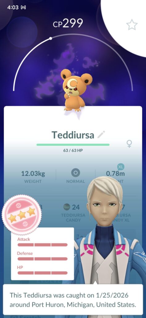 Got my first perfect shadow!