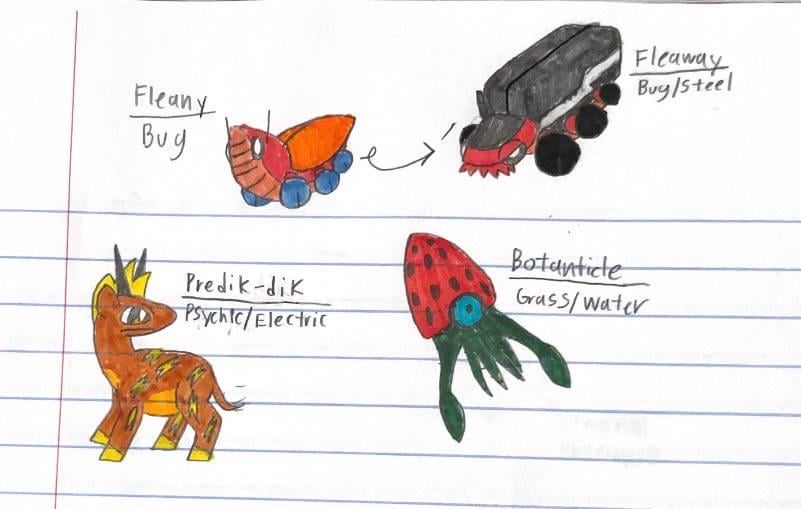 What do you think of my fakemon designs?
