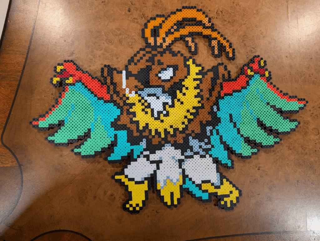 Mega Hawlucha Perler