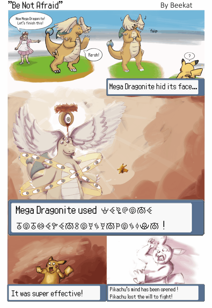 "Be Not Afraid" (PG Alt) OC comic by me (Beekat)