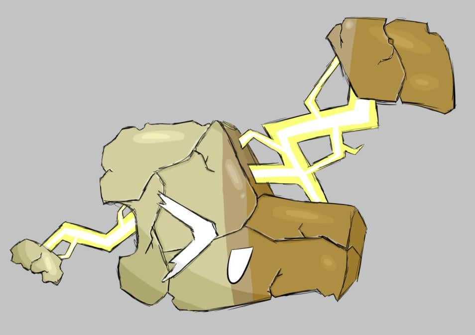Miniral! The Electric Rock Pokémon.
