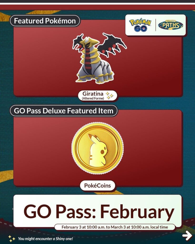GO Pass: February Niantic Infographic