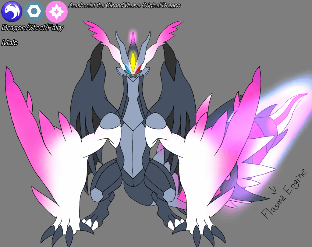 I designed my own Unova Original Dragon but it's a clone. Based on Krinn7.5's design.
