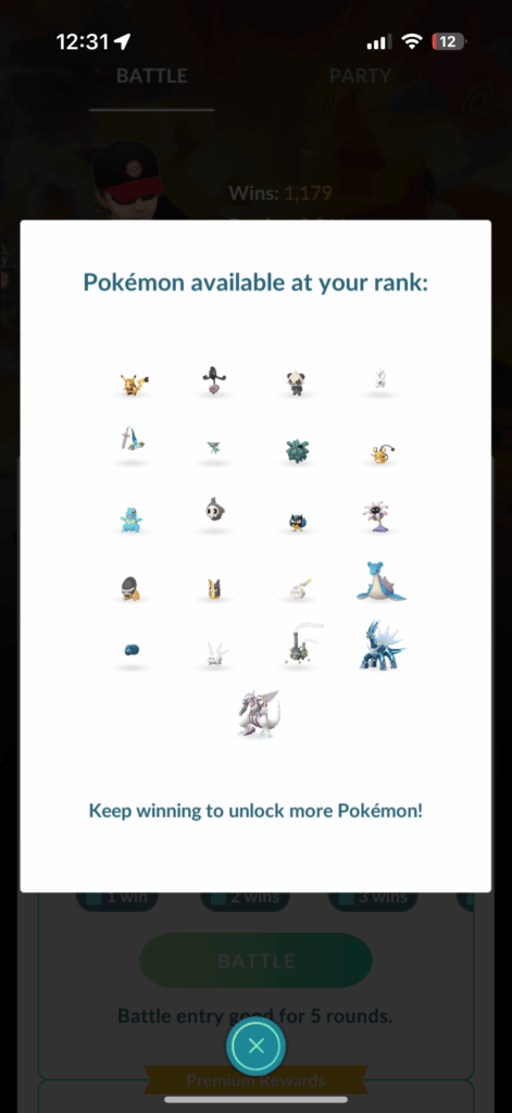 I just got to rank 20 in GBL - how many Pikachu Libre can I get?