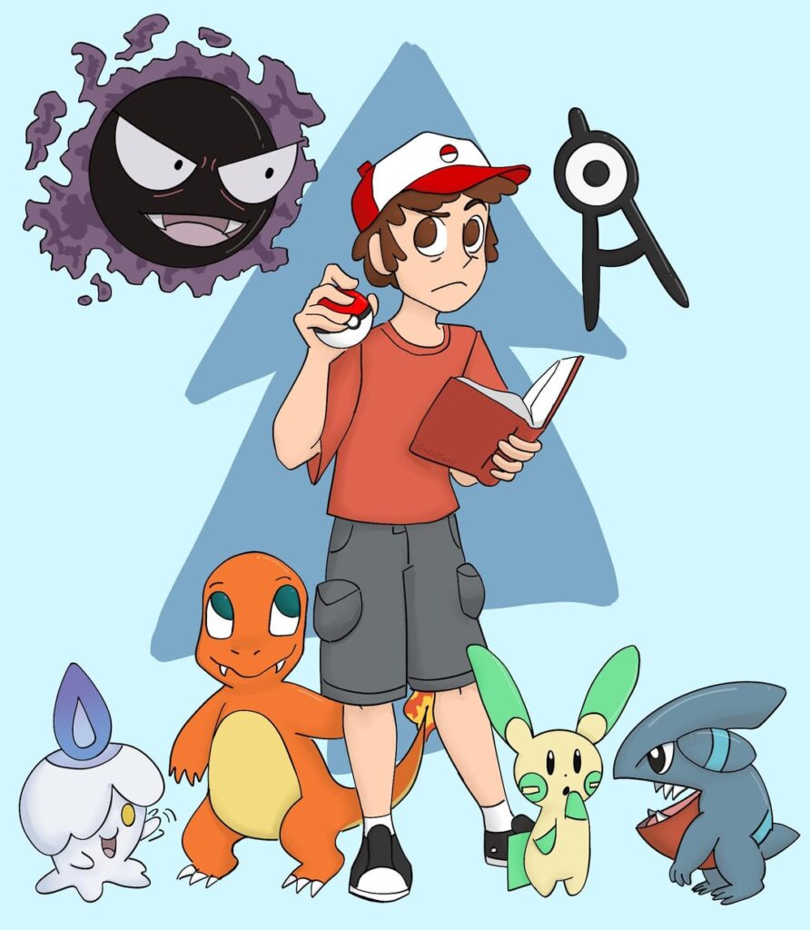 Gravity Falls Pokémon team