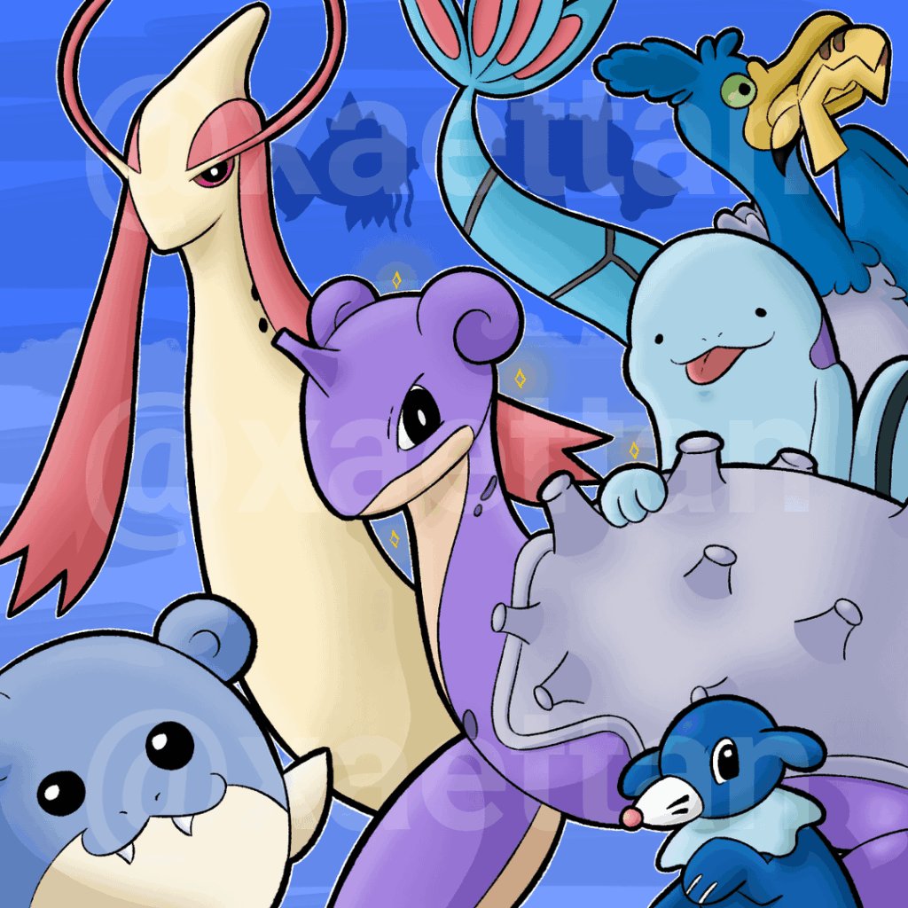 Random water-type mons!