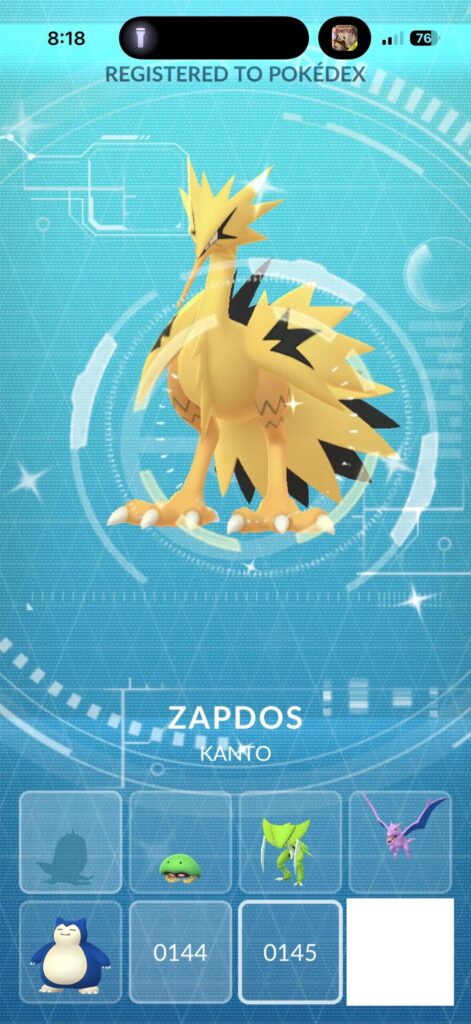 I’ve seen a total of 22 G-Zaps. Caught 4 with this dude snagged tonight!