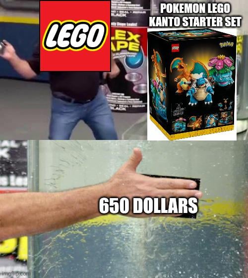 You think future Pokemon Lego sets will be as expensive as the Kanto Starters Lego set?