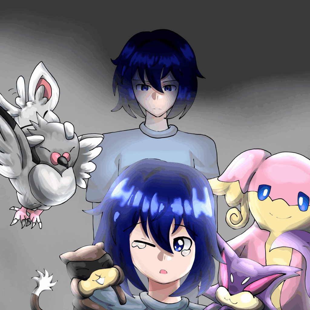 Drawing of a boy seeing his childhood! [OC]