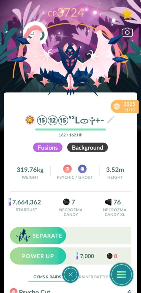 Finally able to fuse into Dawn Wings!