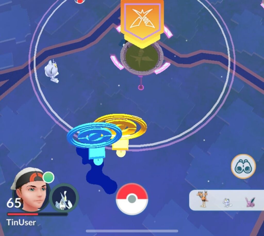 What is this golden pokestop?