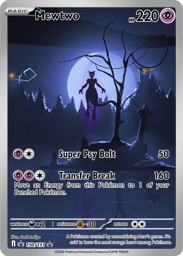 Mewtwo TCG (Fanart by me)...